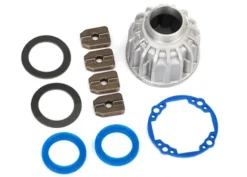 Traxxas Carrier, differential, aluminum (front or center)/ x-ring gaskets (2), ring gear gasket/ 14.5×20 TW (2) – TRX8581X