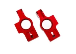 Traxxas Carriers stub axle (6061-T6 aluminum red-anodized) left and right / 3x12mm BCS / 2.5x6mm BCS (with threadlock) (2x) – TRX8352X-RED