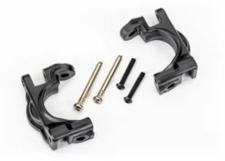 Traxxas Caster blocks (c-hubs), extreme heavy duty, black (left & right)/ 3x32mm hinge pins (2)/ 3x20mm BCS (2) (for use with #9080 upgrade kit) – TRX9032v