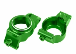 Traxxas Caster blocks (c-hubs), 6061-T6 aluminum (green-anodized), left & right – TRX7832-GRN