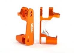Traxxas Caster blocks (c-hubs), 6061-T6 aluminum (orange-anodized), left & right – TRX6832A