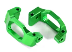 Traxxas Caster blocks (c-hubs), 6061-T6 aluminum (green-anodized), left & right/ 4x22mm pin (4)/ 3x6mm BCS (4)/ retainers (4) – TRX8932G