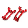 TRAXXAS Caster blocks (c-hubs), 6061-T6 aluminum (red-anodized), left & right/ 3x8mm BCS (with threadlock) (6) – TRX10932-RED