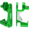 Traxxas Caster blocks (c-hubs), 6061-T6 aluminum (green-anodized), left & right – TRX6832G