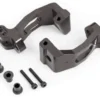 Traxxas CASTER BLOCKS (C-HUBS), 6061-T6 ALUMINUM (DARK TITANIUM-ANODIZED), LEFT & RIGHT/ KINGPIN BUSHINGS (4) – TRX9532A