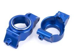 Traxxas Caster blocks (c-hubs), 6061-T6 aluminum (blue-anodized), left & right – TRX7832-BLUE