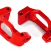 Traxxas Caster blocks (c-hubs), 6061-T6 aluminum (red-anodized), left & right/ 4x22mm pin (4)/ 3x6mm BCS (4)/ retainers (4) – TRX8932R