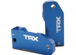 Traxxas Caster blocks, 30-degree, blue-anodized 6061-T6 aluminum (left & right)/ suspension screw pin (2) – TRX3632A