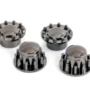 Traxxas CENTER CAPS, FRT (2) REAR (2) – TRX8876R