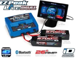 Traxxas Charger EZ-Peak Live Duo charger 200W nimh & LiPo with iD Auto Bat – TRX2973G