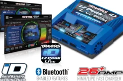 Traxxas Charger EZ-Peak Live Duo charger 200W nimh & LiPo with iD Auto Bat – TRX2973G