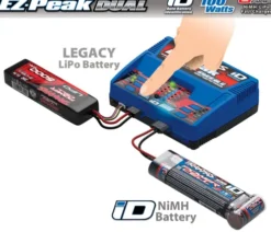 Traxxas Charger EZ-Peak Plus 100W Duo LiPo & NiMH with iD Aut Bat – TRX2972