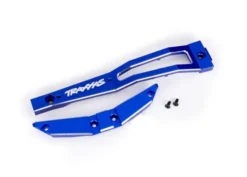 Traxxas Chassis brace, front, 6061-T6 aluminum (blue-anodized/ 2.5x6mm CCS (with threadlock) (2) – TRX10221-BLUE