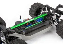 Traxxas Chassis brace kit, green (fits Rustler 4X4 or Slash 4X4 models equipped with Low-CG chassis) – TRX6730G