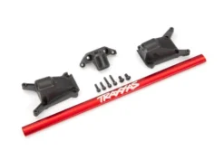Traxxas Chassis brace kit, red (fits Rustler 4X4 or Slash 4X4 models equipped with Low-CG chassis) – TRX6730R