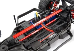 Traxxas Chassis brace kit, red (fits Rustler 4X4 or Slash 4X4 models equipped with Low-CG chassis) – TRX6730R