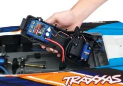 Traxxas DCB M41 Widebody Brusless Boat RTR TSM 2.4Ghz Groen/Blauw 2022 – zonder batterij en lader