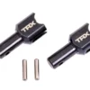 Traxxas Differential output cup, center (hardened steel, heavy duty) (2)/ 2.5x12mm pin (2) – TRX9586X