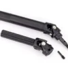 Traxxas Driveshaft assembly, front or rear, Maxx Duty (1) (left or right) (fully assembled, ready to install)/ screw pin (1) (for use with TRX8995 WideMaxx 4S suspension kit) – TRX8996T