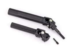 Traxxas Driveshaft assembly, front or rear, Maxx Duty (1) (left or right) (fully assembled, ready to install)/ screw pin (1) (for use with TRX8995 WideMaxx 4S suspension kit) – TRX8996T