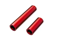 Traxxas Driveshafts, center, female, 6061-T6 aluminum (red-anodized) (front & rear) (for use with 9751A or 9751X metal center driveshafts) – TRX9752-RED