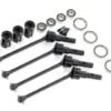 Traxxas Driveshafts, steel constant-velocity (assembled), front or rear (4) (8654, 8654G, or 8654R required for a complete set) – TRX8950X