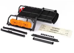 Traxxas Expedition rack, complete (includes traction boards, shovel, axe, jack, fire extinguisher, fuel cans, & mounting hardware) (fits #8111, 8111R, or 8213 series bodies) – TRX8120R