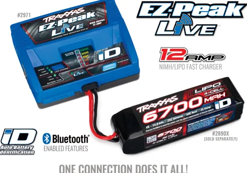 Traxxas EZ-Peak Live acculader met Bluetooth – TRX2971G