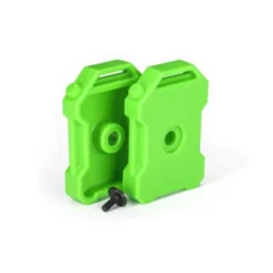 TRAXXAS Fuel canisters (green) (2) screw pin – TRX8022-GRN