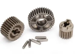 Traxxas Gear set, transmission, metal (includes 18T, 30T input gears, 36T output gear, 2×9.8 pins (5)) – TRX8293X