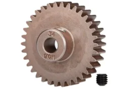 Traxxas Gear, 34-T pinion (0.8 metric pitch, compatible with 32-pitch) (fits 5mm shaft)/ set screw – TRX5639