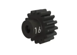 Traxxas Gear, 16-T pinion (32-p), heavy duty (machined, hardened steel)/ set screw – TRX3946X