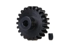 Traxxas Gear, 22-T pinion (32-p), heavy duty (machined, hardened steel)/ set screw – TRX3952X