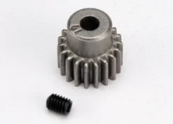 Traxxas Gear, 19-T pinion (48-pitch) / set screw – TRX2419