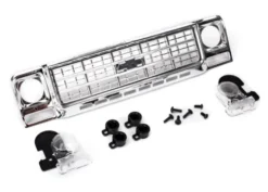 Traxxas Grille, Chevrolet Blazer (1979)/ grille retainers (4)/ headlight housing (2)/ lens (2)/ 2.6×8 BCS (4)/ 2.5×6 BCS (2) (fits TRX8130 body) – TRX8134
