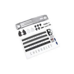 Traxxas Grille Chevrolet Blazer 1969-1970 grille retainers 5 headlight housing 2 headlight lens 2 turn signal lens 2 hood emblem  hood emblem mount 2.6×8 BCS (5)/ 2.5×6 BCS (4)/ 1.6×5 BCS self-tapping 2 fits #9112 body – TRX9123