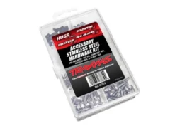 Traxxas Hardware kit, stainless steel, Hoss 4X4 VXL/Slash 4X4/Stampede 4X4/Rustler 4X4 (contains all stainless steel hardware used on Hoss 4X4 VXL, Slash 4X4, Stampede 4X4, or Rustler 4X4) – TRX6787X