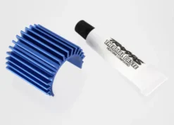 Traxxas Heat sink, Velineon 380 brushless motor, aluminum (blue-anodized) – TRX3374