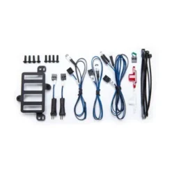 Traxxas Installation kit Pro Scale Advanced Lighting Control System, TRX-4 Mercedes G 500 & G 63 includes mount, rear bumper lens, turn signal, reverse light & fog light harnesses, hardware – TRX8893