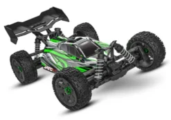 Traxxas Jato 4X4 BL2-S brushless elektro buggy RTR Groen + (GRATIS Traxxas 3000mah 7.4V 2S Lipo + Traxxas Charger EZ-Peak USB-C 40W lader twv €68.90)