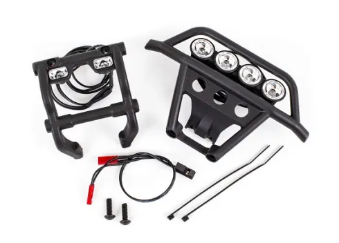 Traxxas LED light set, complete (includes front and rear bumpers with LED light bar, rear LED harness, & BEC Y-harness) (fits 4WD Stampede) – TRX6794
