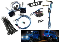 Traxxas LED light set (contains headlights, tail lights, roof lights, and distribution block) (fits 8811 or 8825 body, requires 8028 power supply) – TRX8899