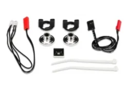 Traxxas LED Lights/ harness (2 blue lights)/LED housing (2) /housing retainer (2)/wire clip (1)/wire ties (3) – TRX3688