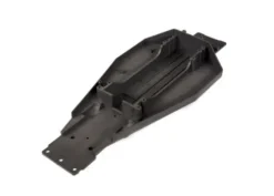 Traxxas Lower chassis (black) (166mm long battery compartment) (fits both flat and hump style battery packs) – TRX3722X