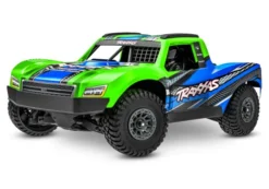 Traxxas Mini Slash BL-2s Brushless 4WD short course truck 2.4 GHz Groen inclusief Traxxas 3500 mAh 2-cell lipo en lipo lader