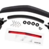 Traxxas Mirrors, side, black (left & right)/ mirror retainers (2)/ body clips (4)/ o-rings (4)/ spoiler, black/ spoiler retainer (1)/ 1.6×5 BCS (self-tapping) (3) – TRX8392