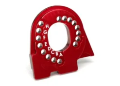Traxxas Motor mount plate, TRX-4, 6061-T6 aluminum (red-anodized) – TRX8290R