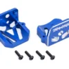 Traxxas Motor mounts, 6061-T6 aluminum (blue-anodized) (front & rear) – TRX7760-BLUE