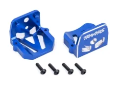 Traxxas Motor mounts, 6061-T6 aluminum (blue-anodized) (front & rear) – TRX7760-BLUE
