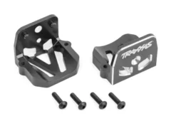 Traxxas Motor mounts, 6061-T6 aluminum (gray-anodized) (front & rear) – TRX7760-GRAY